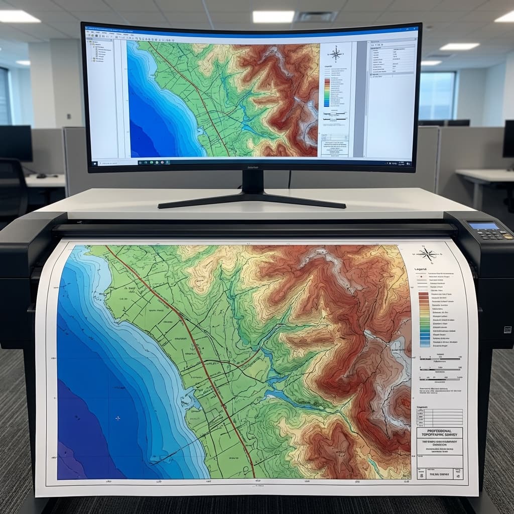 Comprehensive Terrain Mapping and Topographic Survey